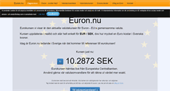 Desktop Screenshot of euron.nu