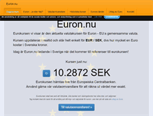 Tablet Screenshot of euron.nu