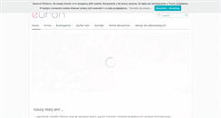 Desktop Screenshot of euron.pl