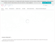 Tablet Screenshot of euron.pl